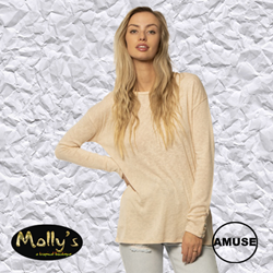 Clifton Ls Knit Top - Choose From 2 Colors